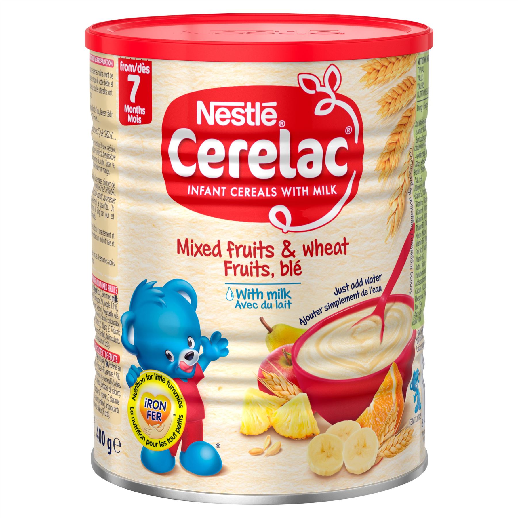 CERELAC 3 FRUIT MIX TIN (400G)
